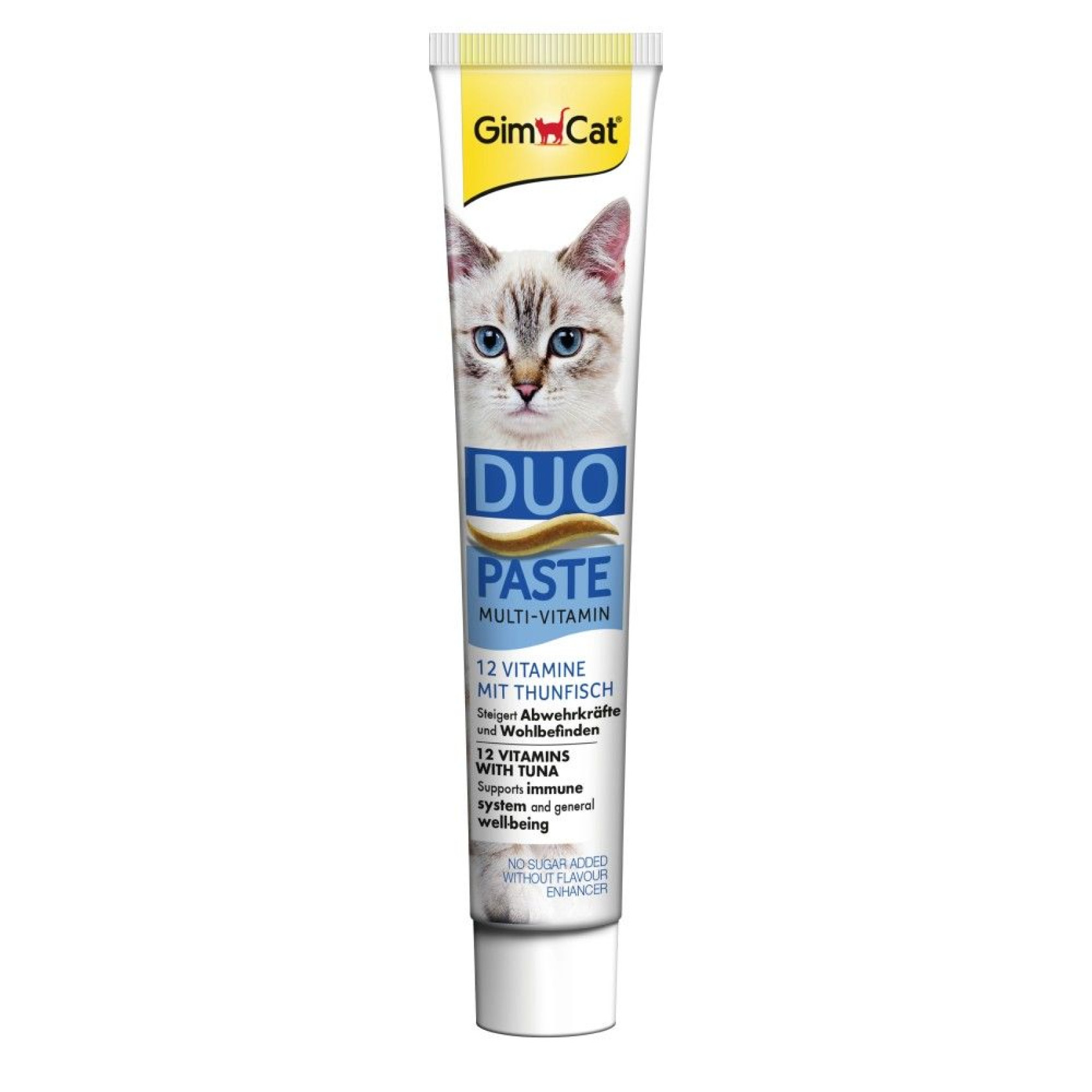 Ласощі для котів GimCat Duo Paste Multi-vitamin 12 vitamins 50 г - тунець