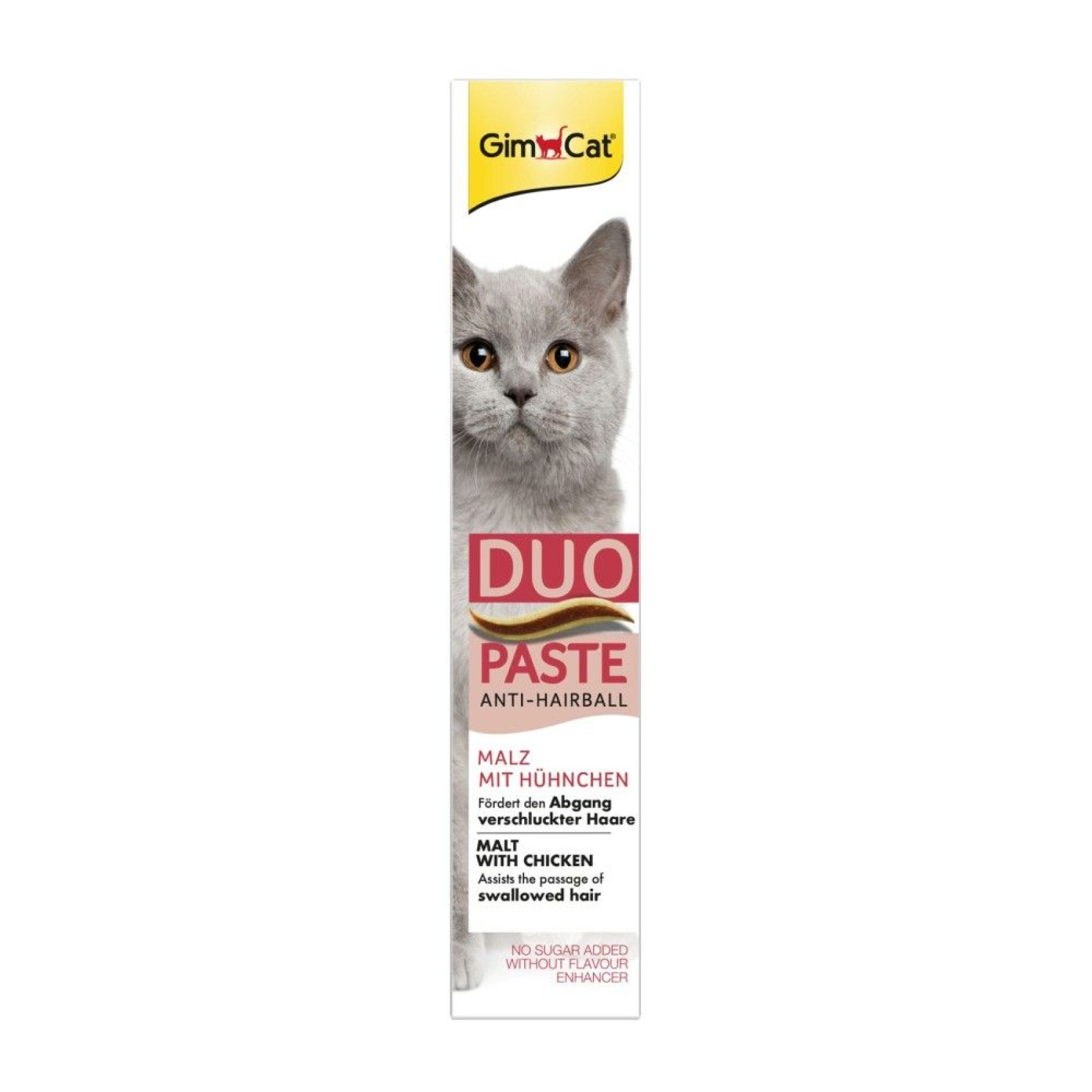 Ласощі для котів GimCat Duo Paste Anti-hairboll 50 г - курка та мальт