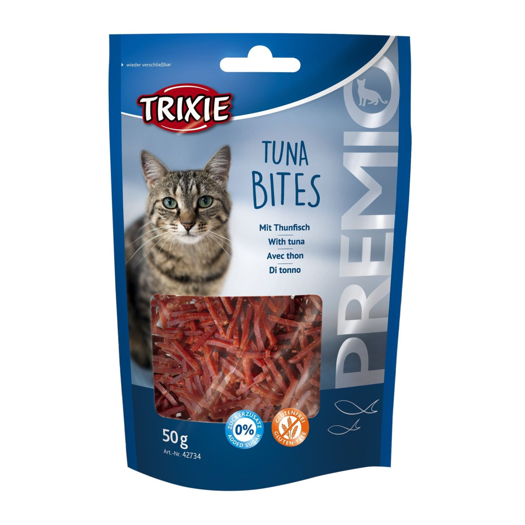 Ласощі для котів Trixie PREMIO Tuna Bites 50 г - курка та риба
