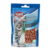 Лакомство для кошек Trixie Trainer Snack Mini Nuggets 50 г - курица и рыба