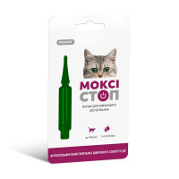 Капли на холку для котов PROVET Моксистоп до 4 кг, 1 шт