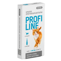 Капли на холку для кошек PROVET Profiline от 4 до 8 кг, 4 шт