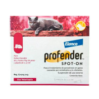 Краплі на холку для котів Elanco Bayer Profender від 5 до 8 кг, 1 шт