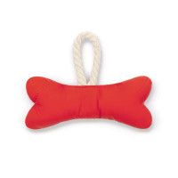 Игрушка для котов Pet Fashion Косточкас канатом 15x12 см