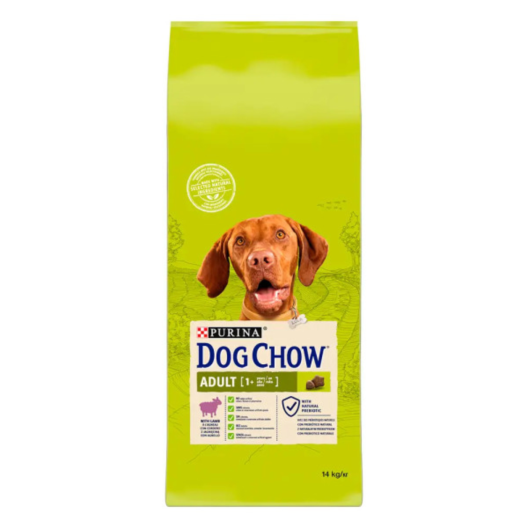Купити Сухий корм Purina Dog Chow Adult Lamb для дорослих собак зі смаком ягняти 14 кг