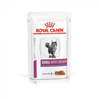Вологий корм для дорослих котів ROYAL CANIN RENAL FELINE CHICKEN Pouches 85 г x 12 шт
