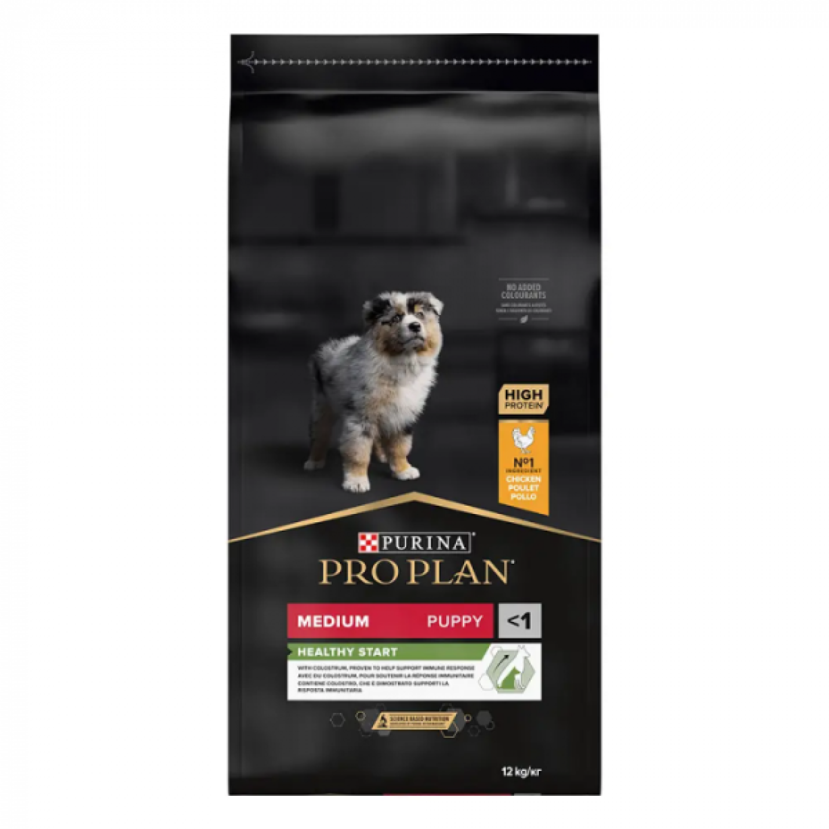 Купити Сухий корм Про план (ProPlan) для цуценят середніх порід, з куркою 12 кг