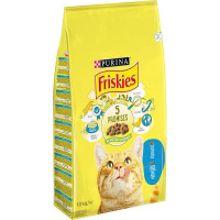 Сухий корм Friskies для кішок з лососем і овочами 10 кг