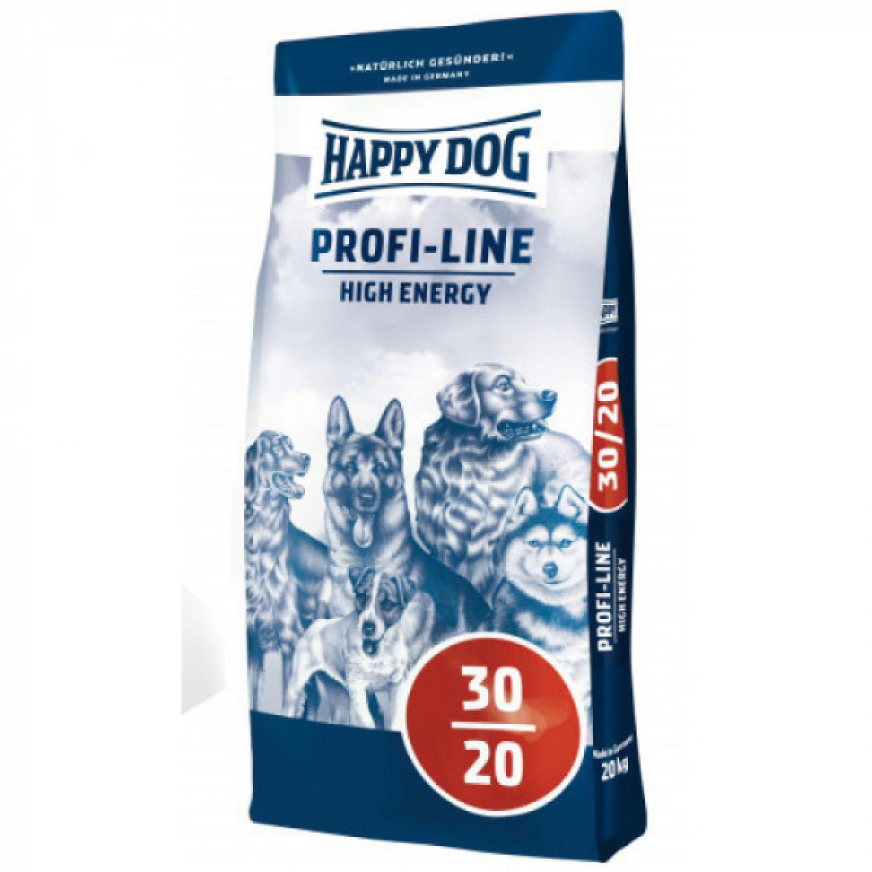 Купити Happy Dog (Хеппі Дог) Prof-Line High Energy 30/20 — Сухий корм для робочих і службових собак, 20 кг