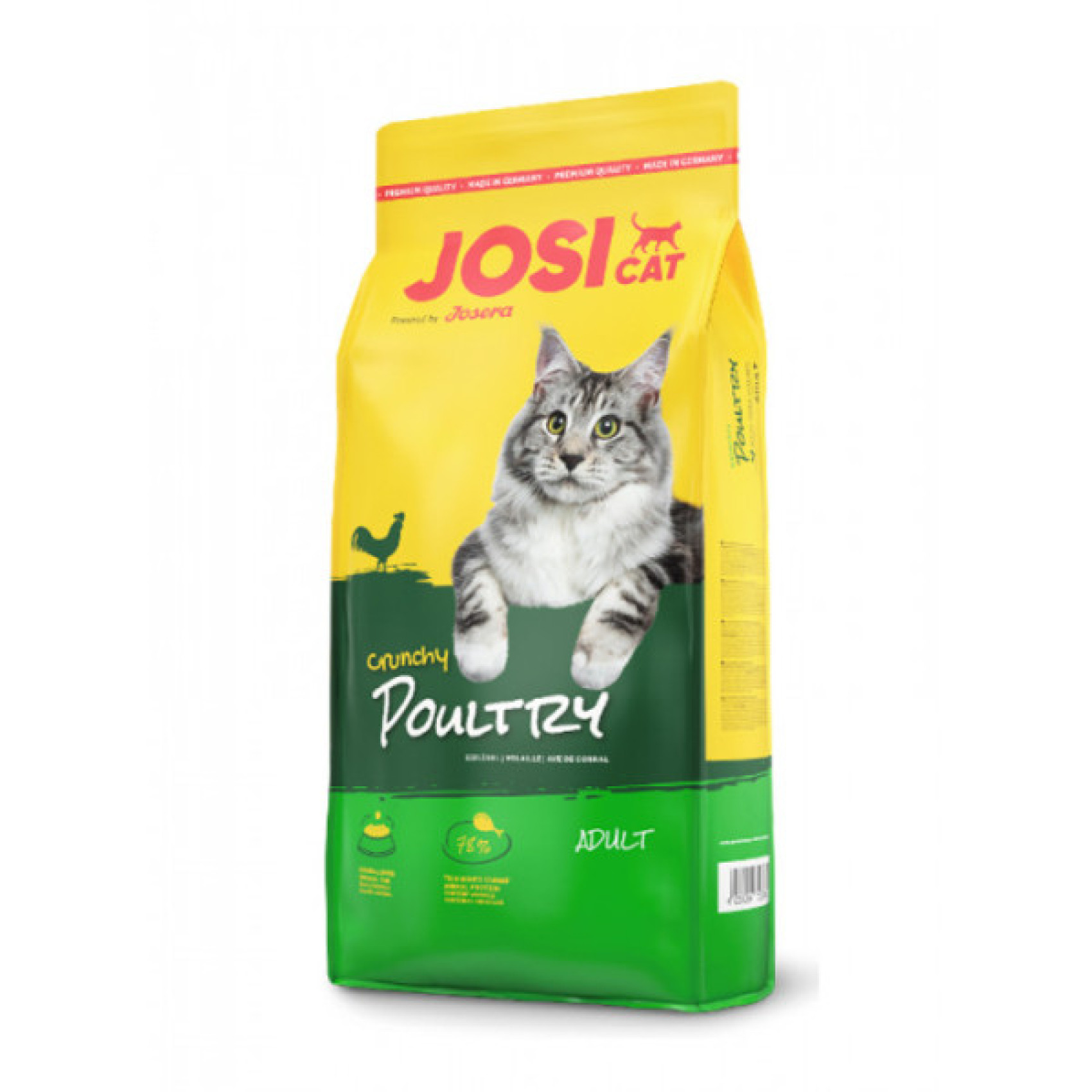 Купити Сухий корм JosiCat Crunchy Poultry з ніжним м'ясом домашньої птиці для котів 10 kg