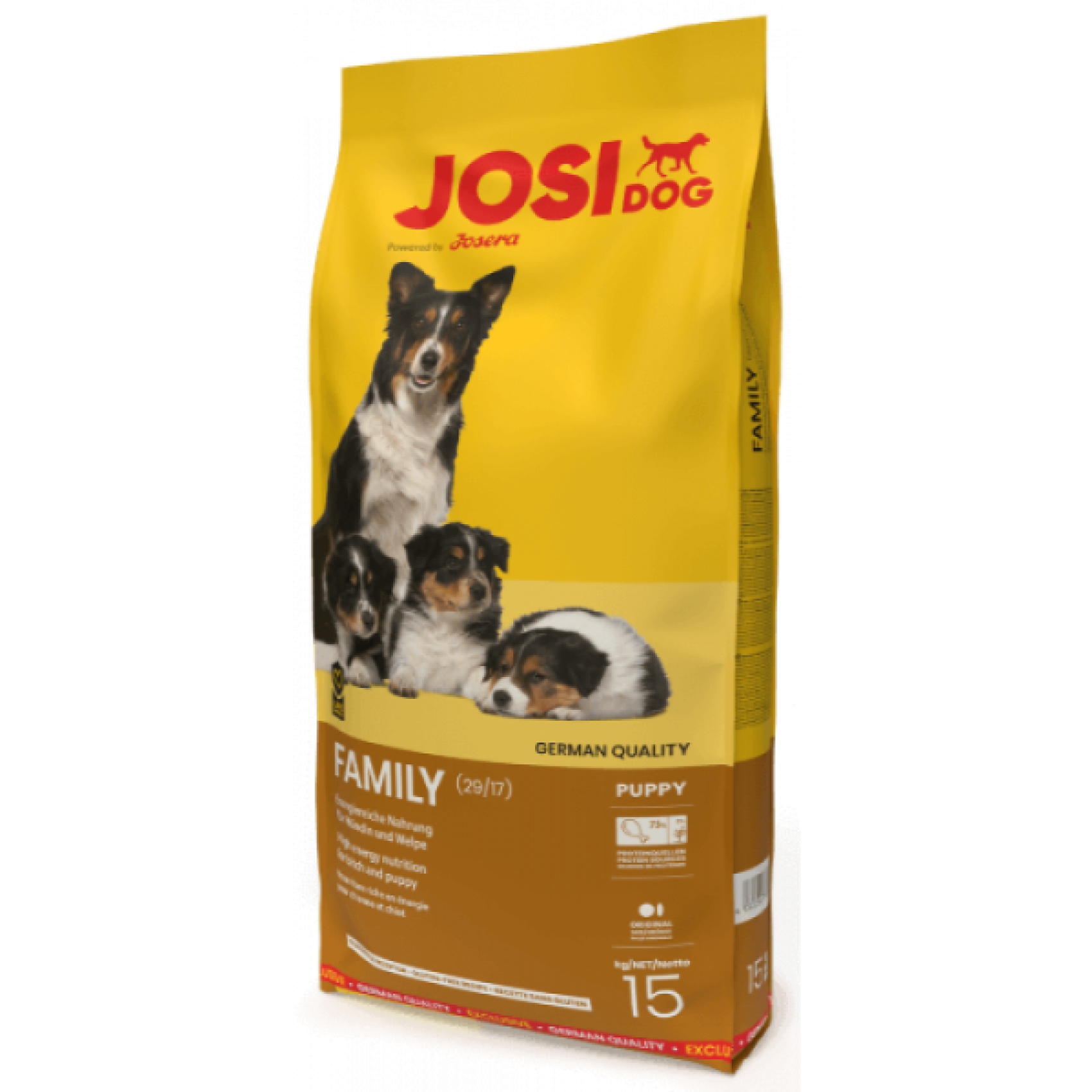 Купити Сухий корм JosiDog Family для цуценят і годуючих собак 15 кг