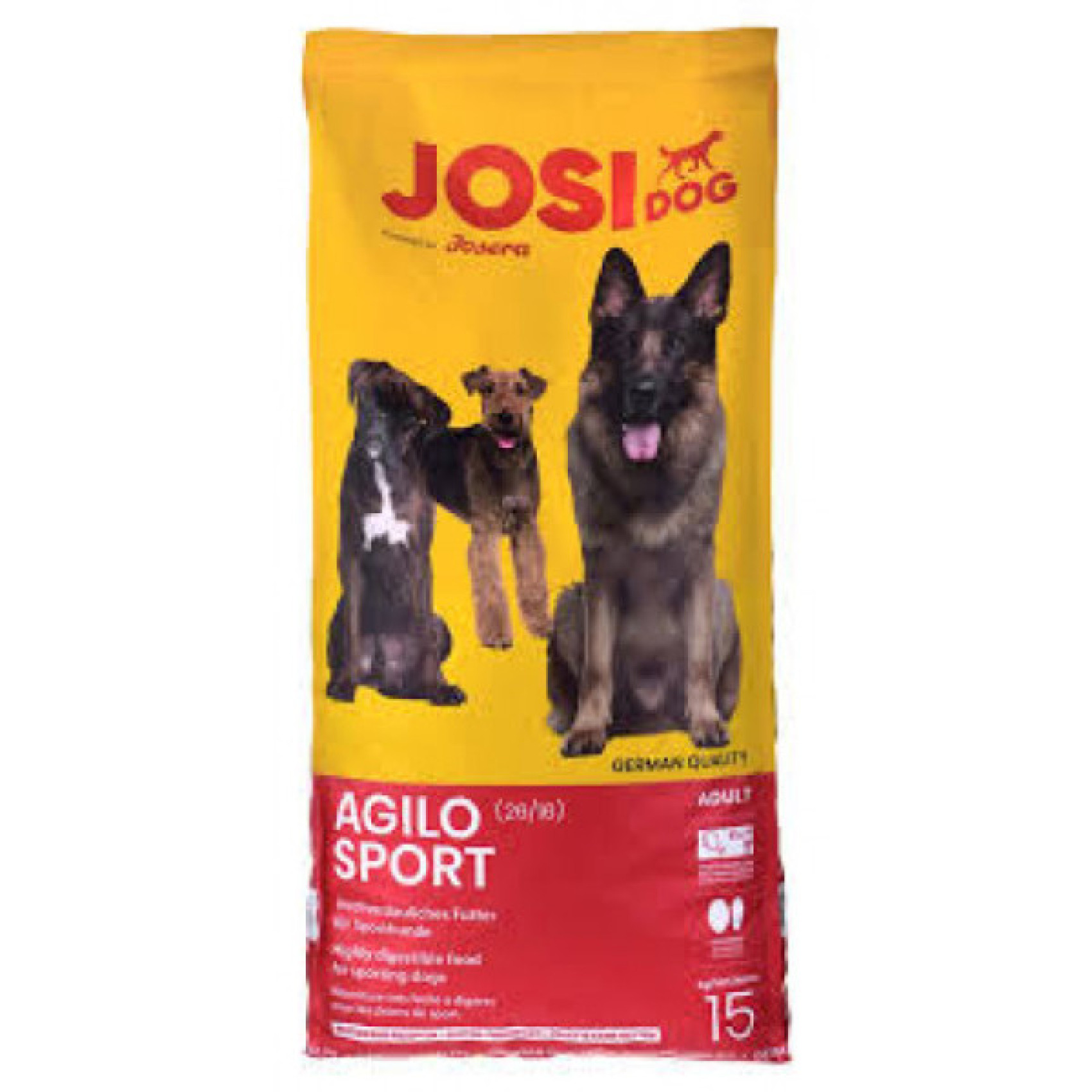 Купити Сухий корм JosiDog Adult Agilo Sport (26/16) для дорослих спортивних собак 15 кг