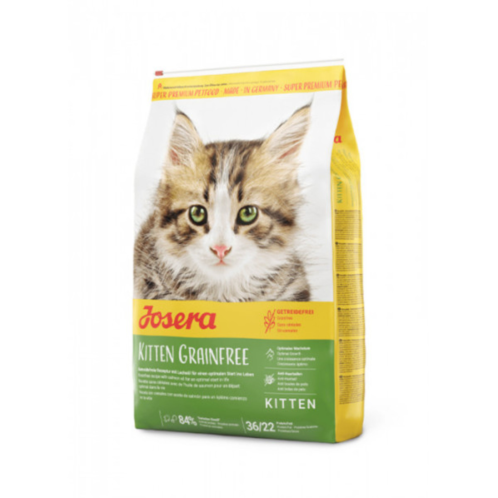 Купити Сухий беззерновий корм Josera Kitten Grainfree 36/22 для кошенят, вагітних та лактуючих кішок 2 кг
