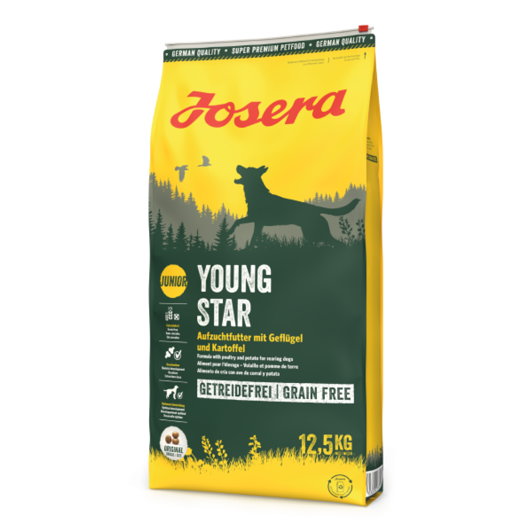 Купити Сухий беззерновой корм Josera Young Star для цуценят і молодих собак 12.5 кг