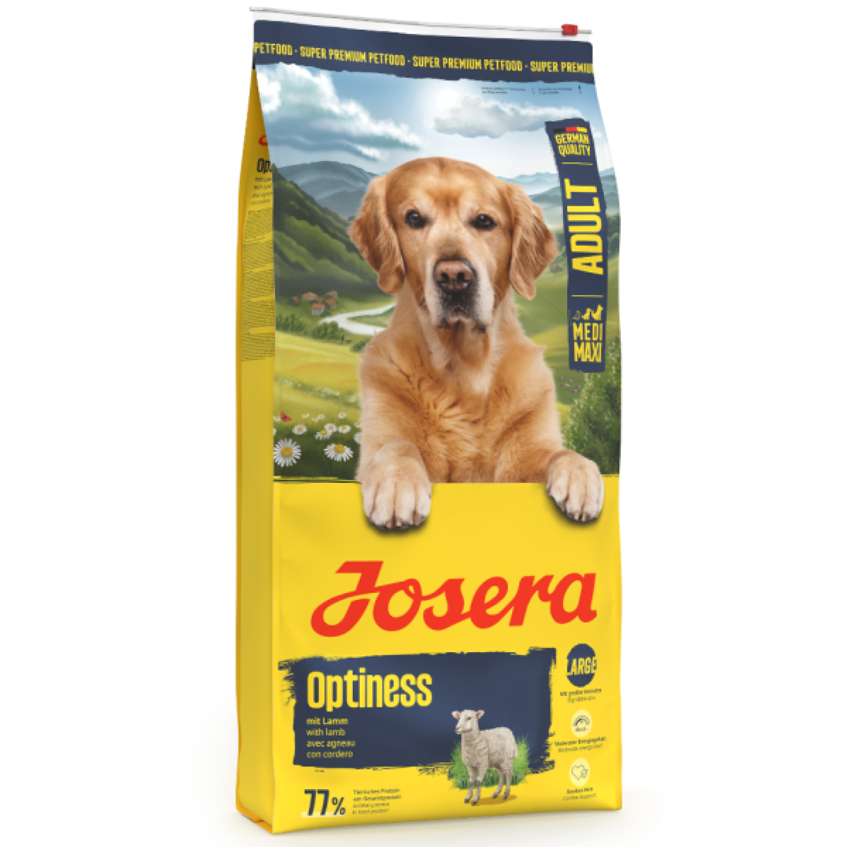 Купити Сухий корм Josera Optiness для дорослих собак зі зниженим вмістом білка 12.5 кг