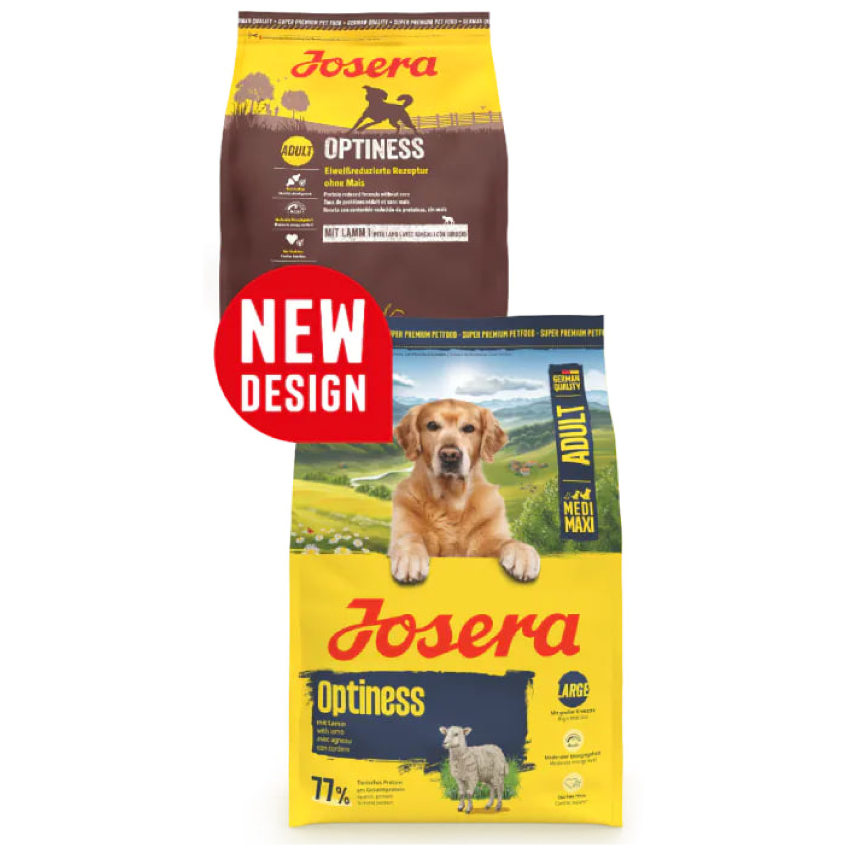 Купити Сухий корм Josera Optiness для дорослих собак зі зниженим вмістом білка 12.5 кг