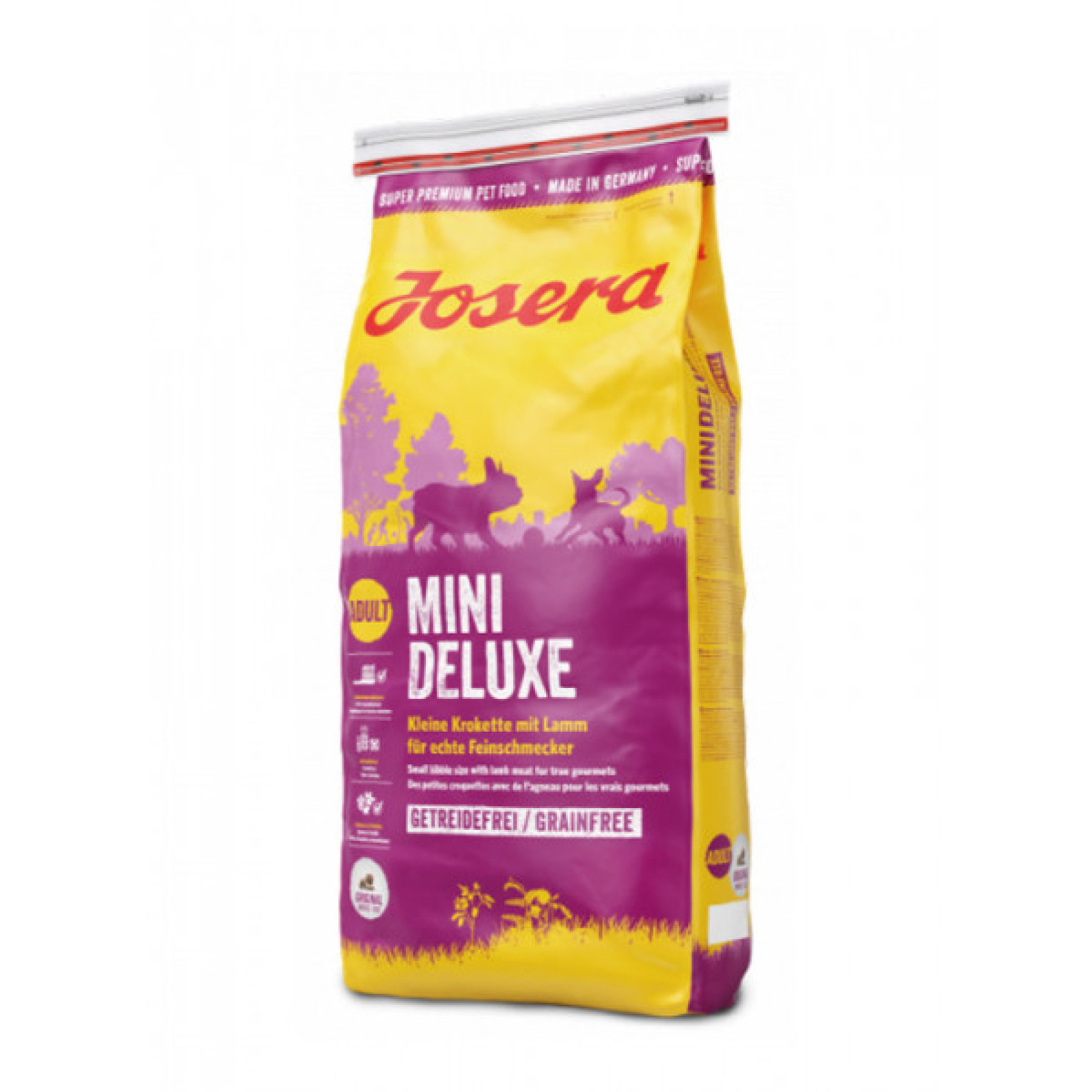 Купити Беззерновий корм Josera MiniDeluxe для дорослих собак дрібних порід 15 кг