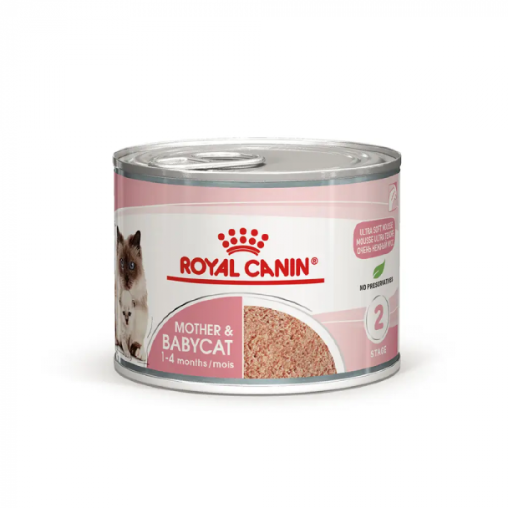Купити Вологий корм для новонароджених кошенят ROYAL CANIN MOTHER & BABYCAT Cans 195 г