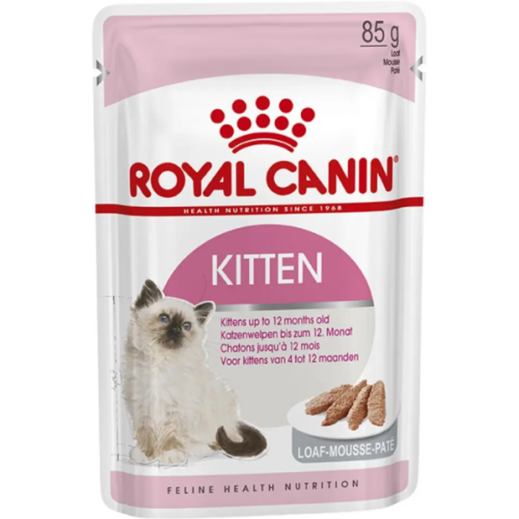 Купити Вологий корм для кошенят ROYAL CANIN KITTEN LOAF 85 г * 12 шт