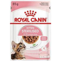 Вологий корм для кошенят Royal Canin Kitten Sterilised in gravy pouch 85 г - домашняя птица