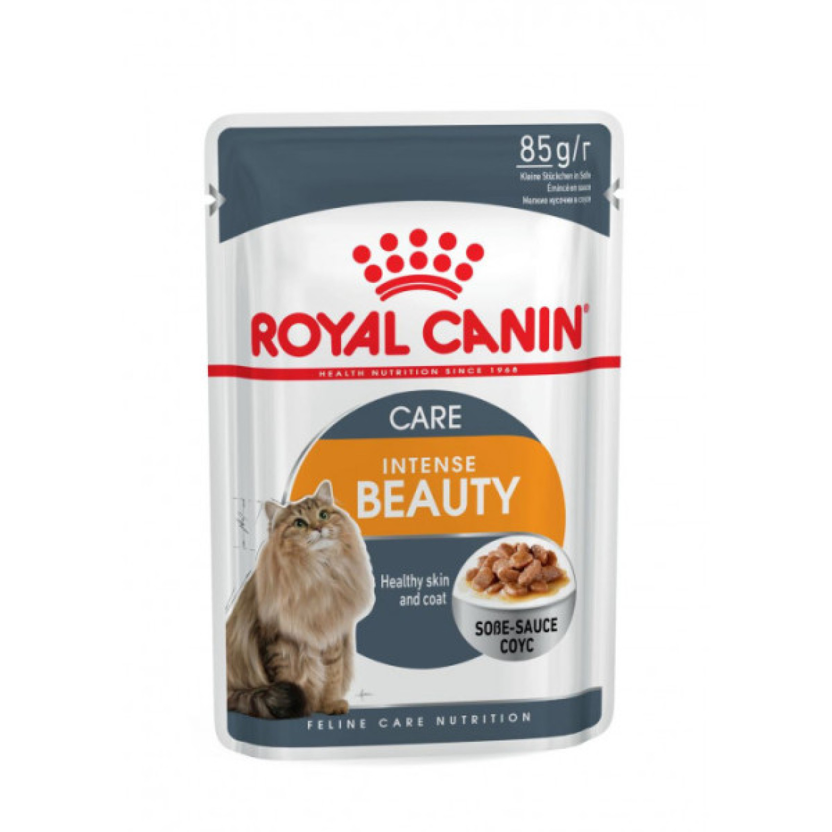 Купити Вологий корм для дорослих котів ROYAL CANIN INTENSE BEAUTY IN GRAVY 85 г * 12 шт блок