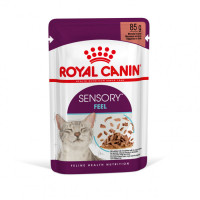Вологий корм для дорослих котів ROYAL CANIN SENSORY FEEL GRAVY 85 г * 12 шт блок