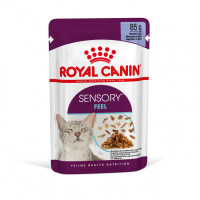 Вологий корм для дорослих котів ROYAL CANIN SENSORY FEEL JELLY 85 г * 12 шт блок
