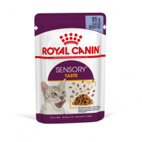 Вологий корм для дорослих котів ROYAL CANIN SENSORY TASTE JELLY 85 г * 12 шт блок
