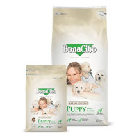 Сухий корм BonaCibo Puppy Lamb&Rice для цуценят всіх порід до 12 міс.15 кг