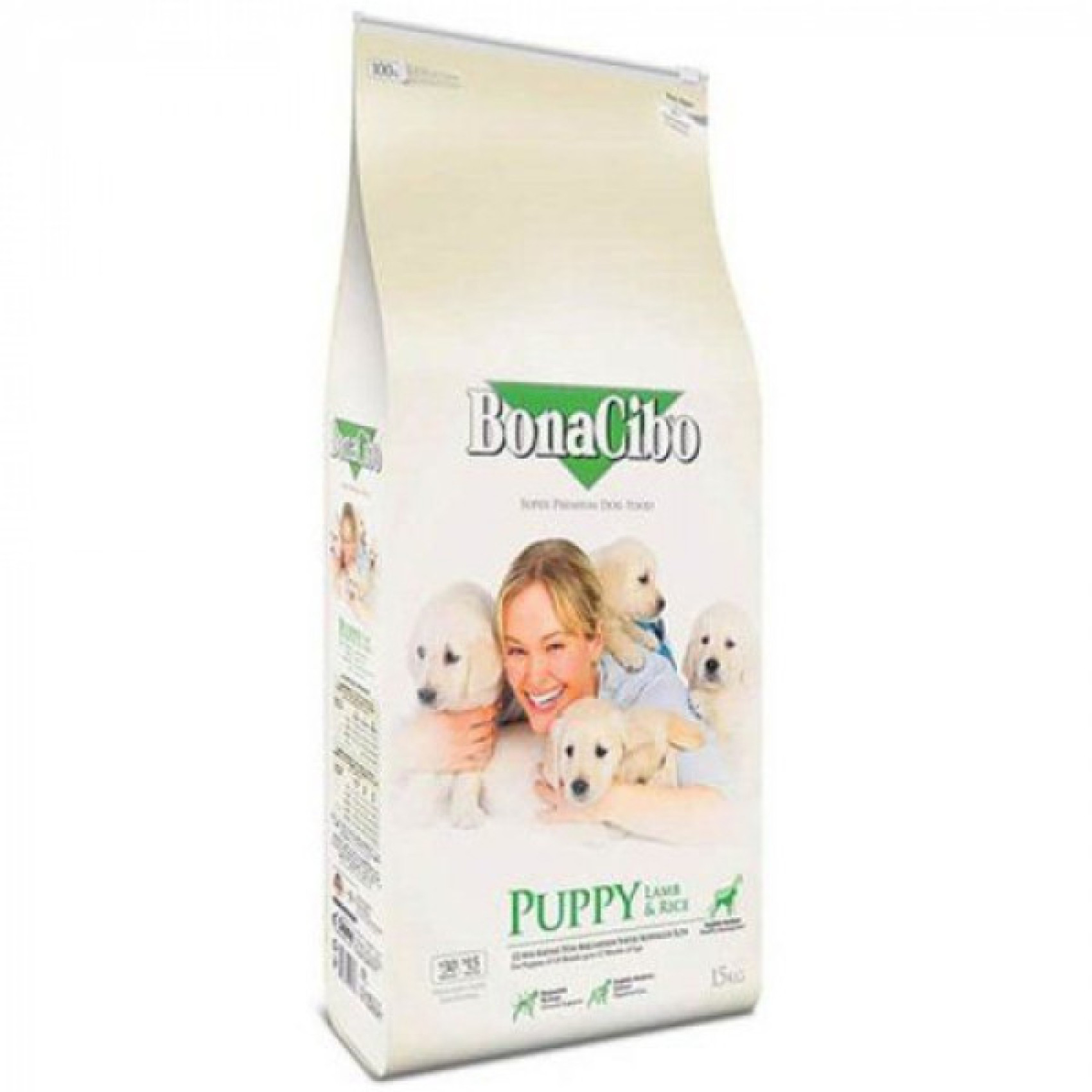 Купити Сухий корм BonaCibo Puppy Lamb&Rice для цуценят всіх порід до 12 міс. 3 кг