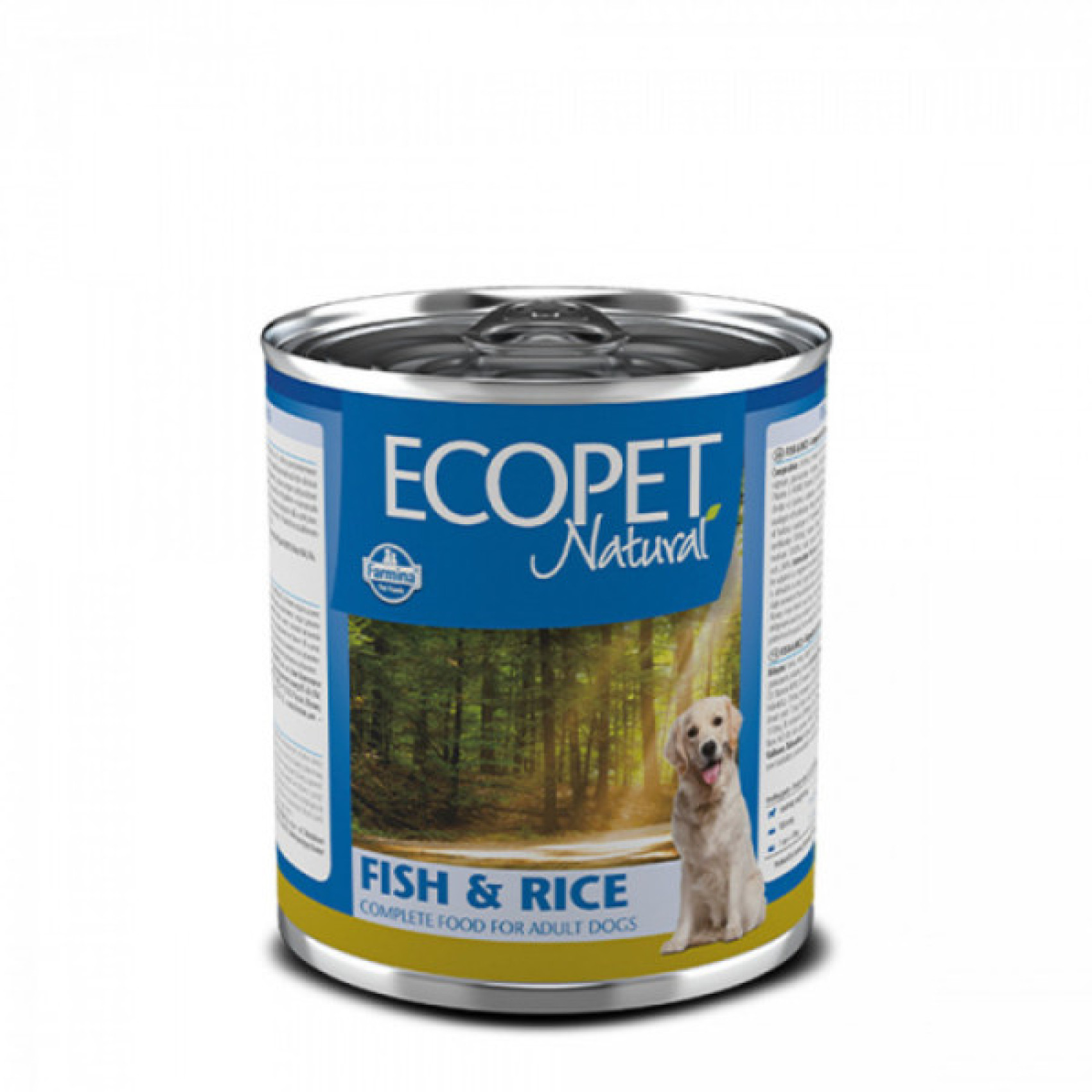 Купити Вологий корм Farmina Ecopet Natural Dog Fish&Rice для собак, з оселедцем, 300 г