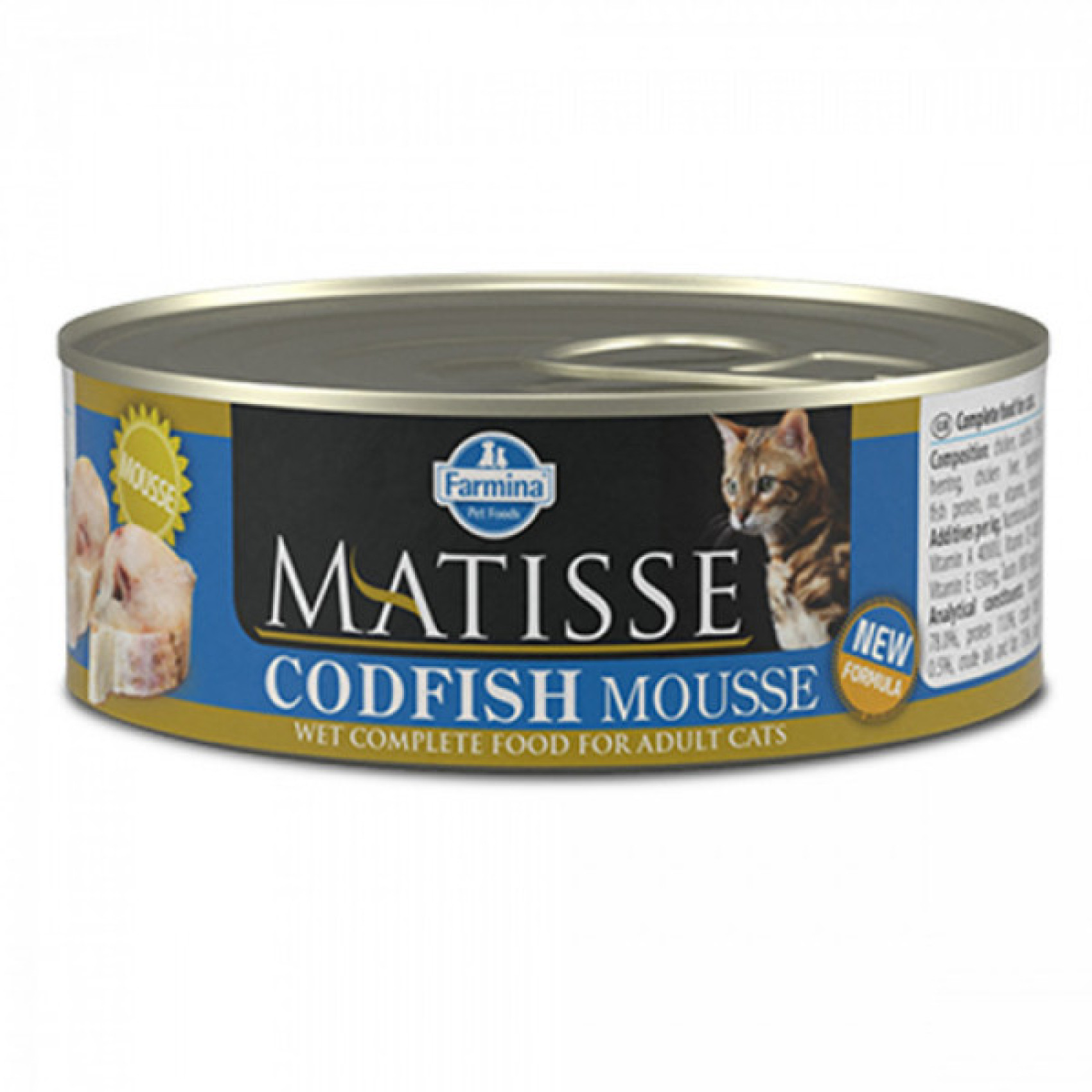 Купити Вологий корм Farmina Matisse Cat Mousse Codfish для дорослих котів, з тріскою, 85 г