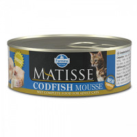 Влажный корм Farmina Matisse Cat Mousse Codfish для взрослых кошек, с треской, 85 г