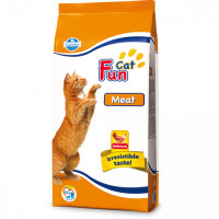 Полнорационный сухой корм Farmina Fun Cat, для взрослых кошек, с мясом, 20 кг