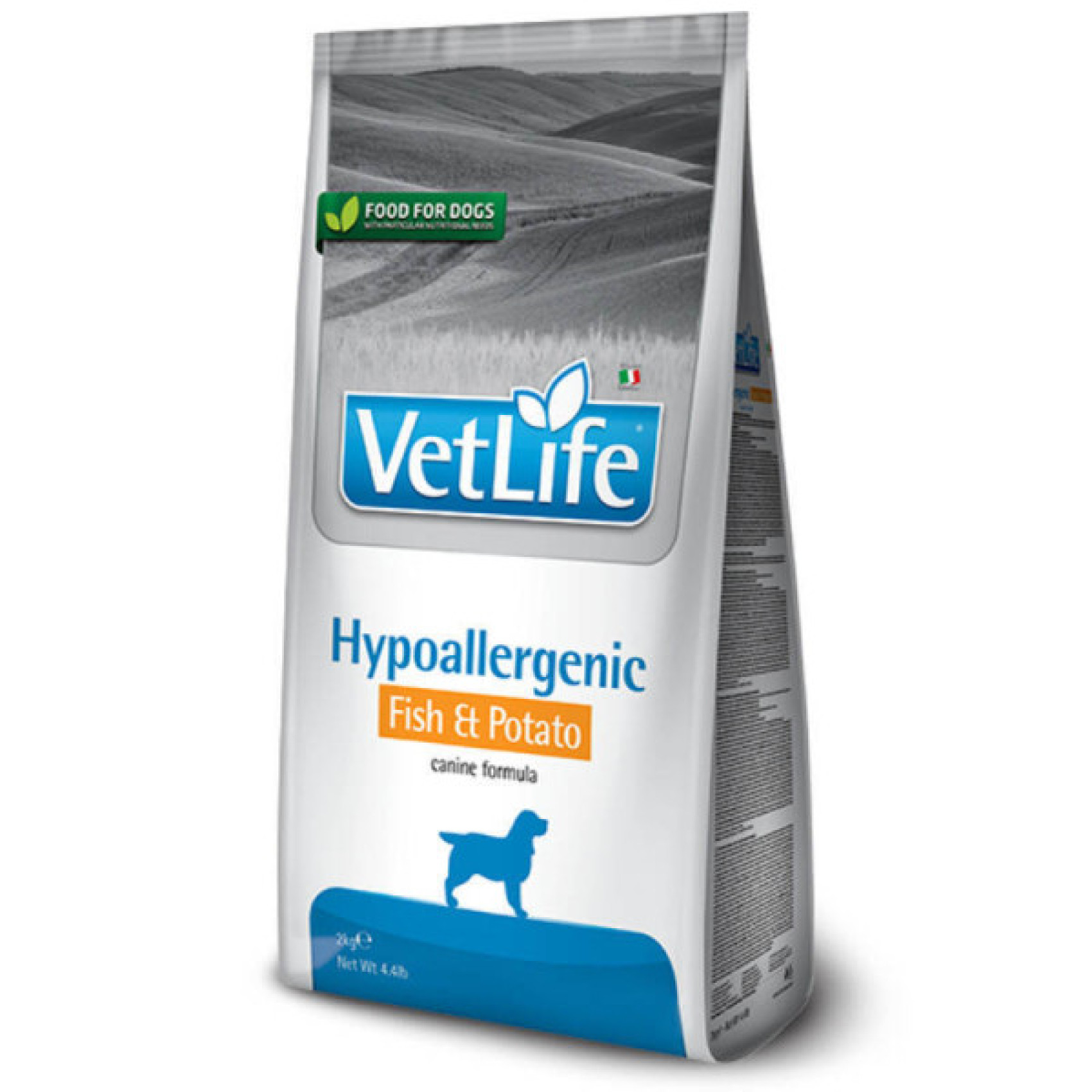 Купити Сухий корм Farmina Vet Life Hypoallergenic Fish&Potato для собак, у разі харчової алергії, риба та картопелька, 12 кг