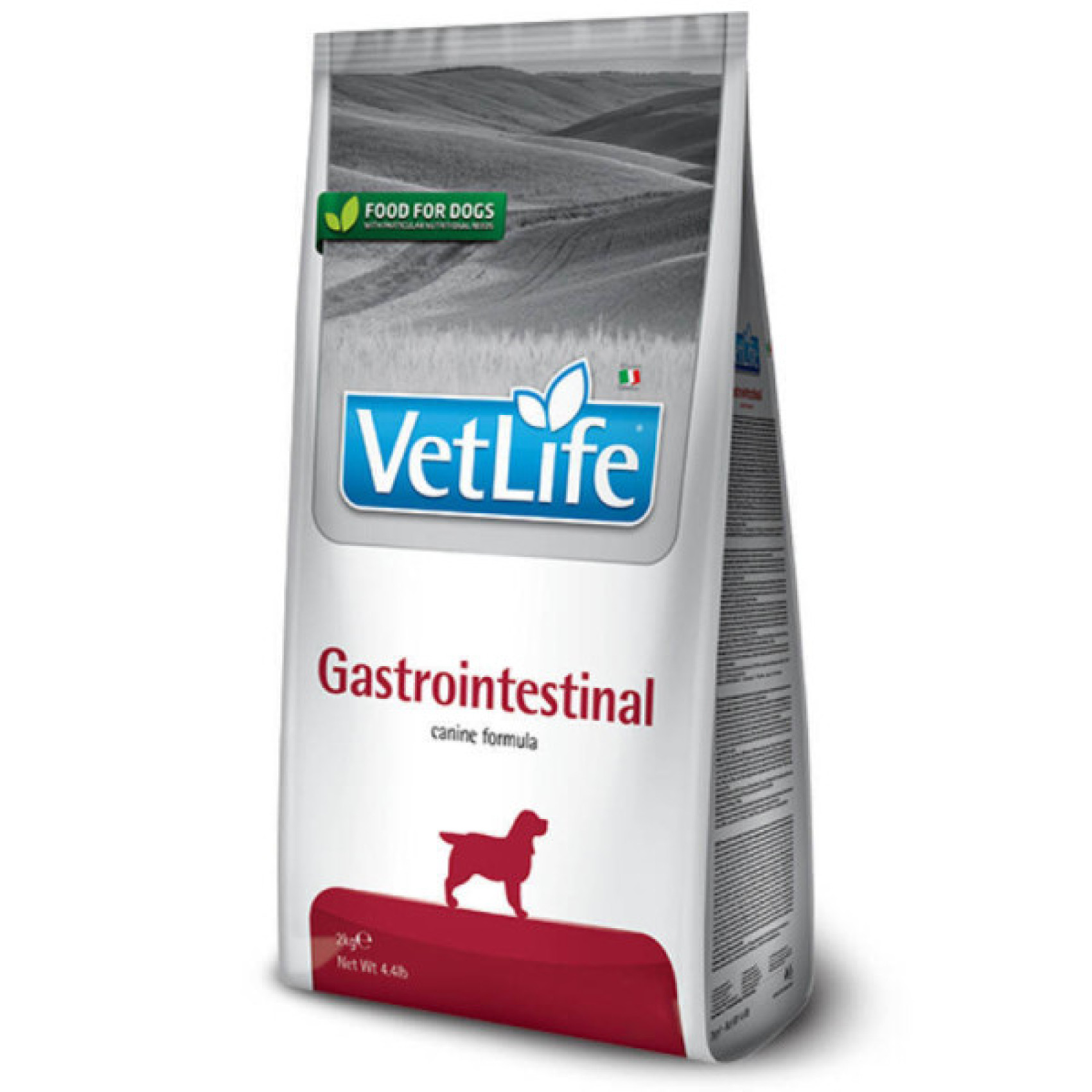 Купити Farmina (Фарміна) VetLife Gastrointestinal – Сухий корм-дієта з птицею для дорослих собак різних порід із захворюваннями ШКТ 12 кг