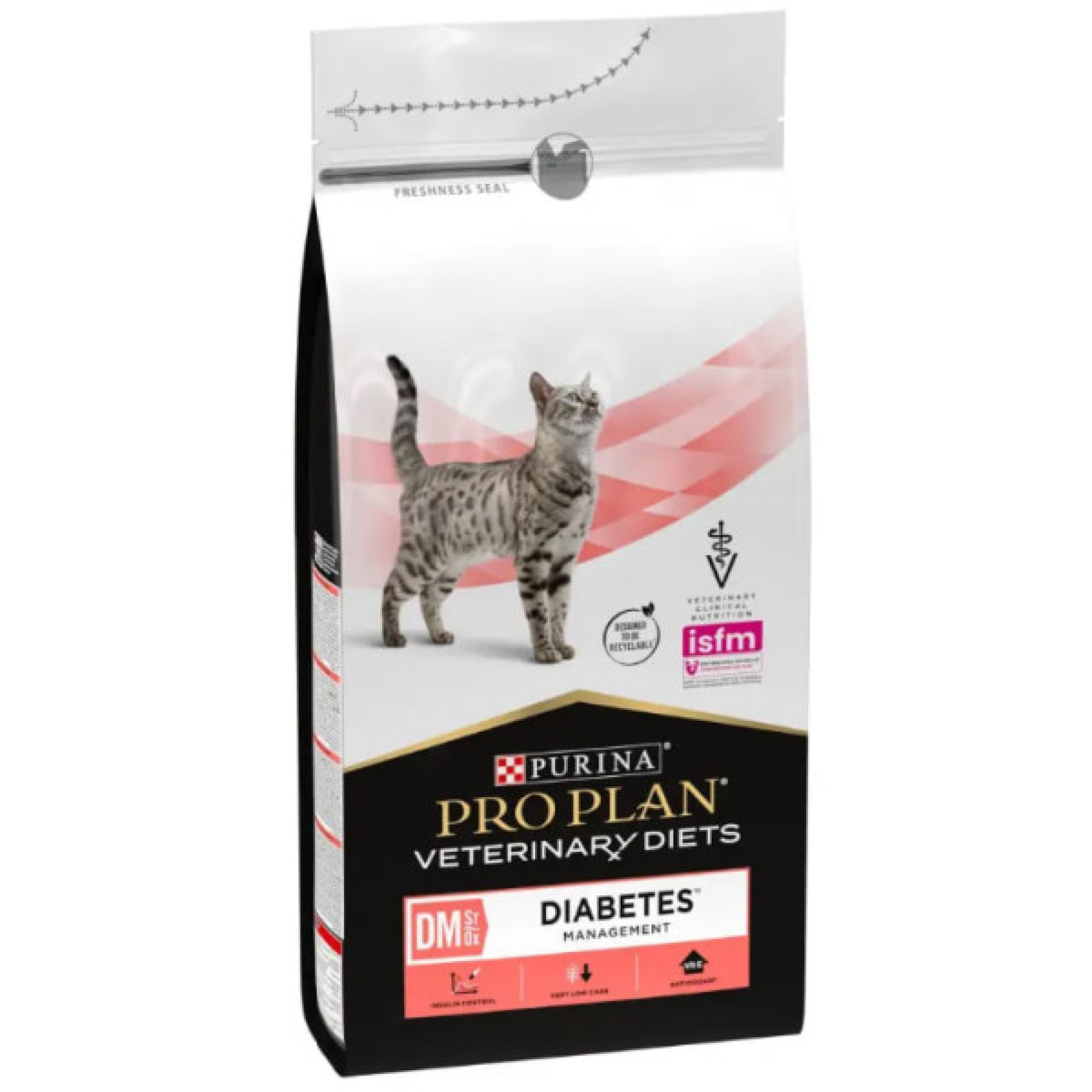 Купити Сухий дієтичний корм для дорослих котів Purina Pro Plan Veterinary Diets DM ST/OX Diabetes 1,5 кг