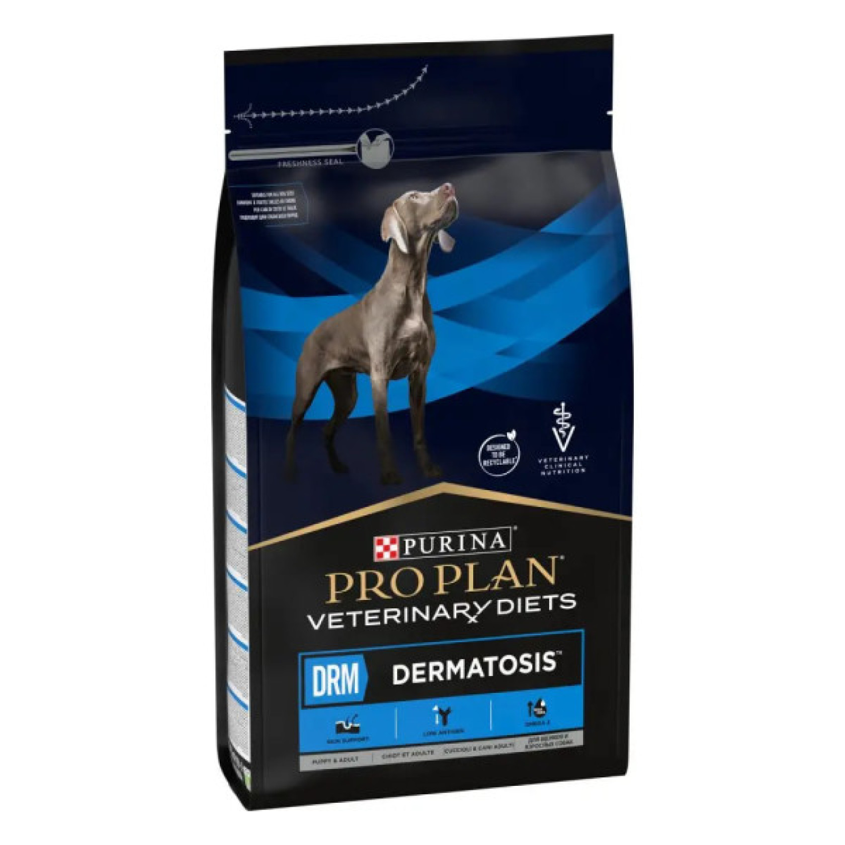Купити Сухий дієтичний корм для цуценят та дорослих собак Purina Pro Plan Veterinary Diets DRM Dermatosis 3кг
