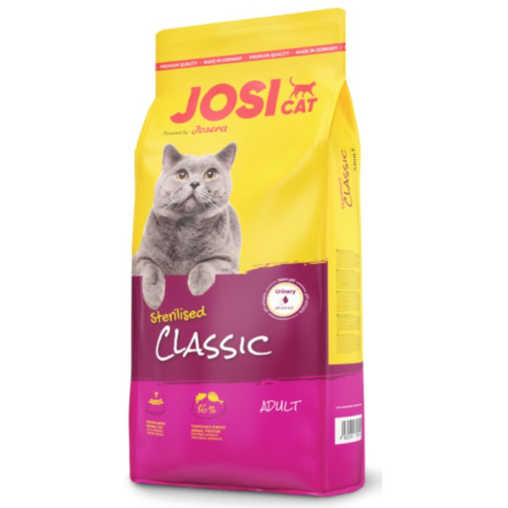 Купити JosiCat by Josera Sterilised Classic — Сухий корм із ніжним м'ясом свійської птиці для стерилізованих 10 кг