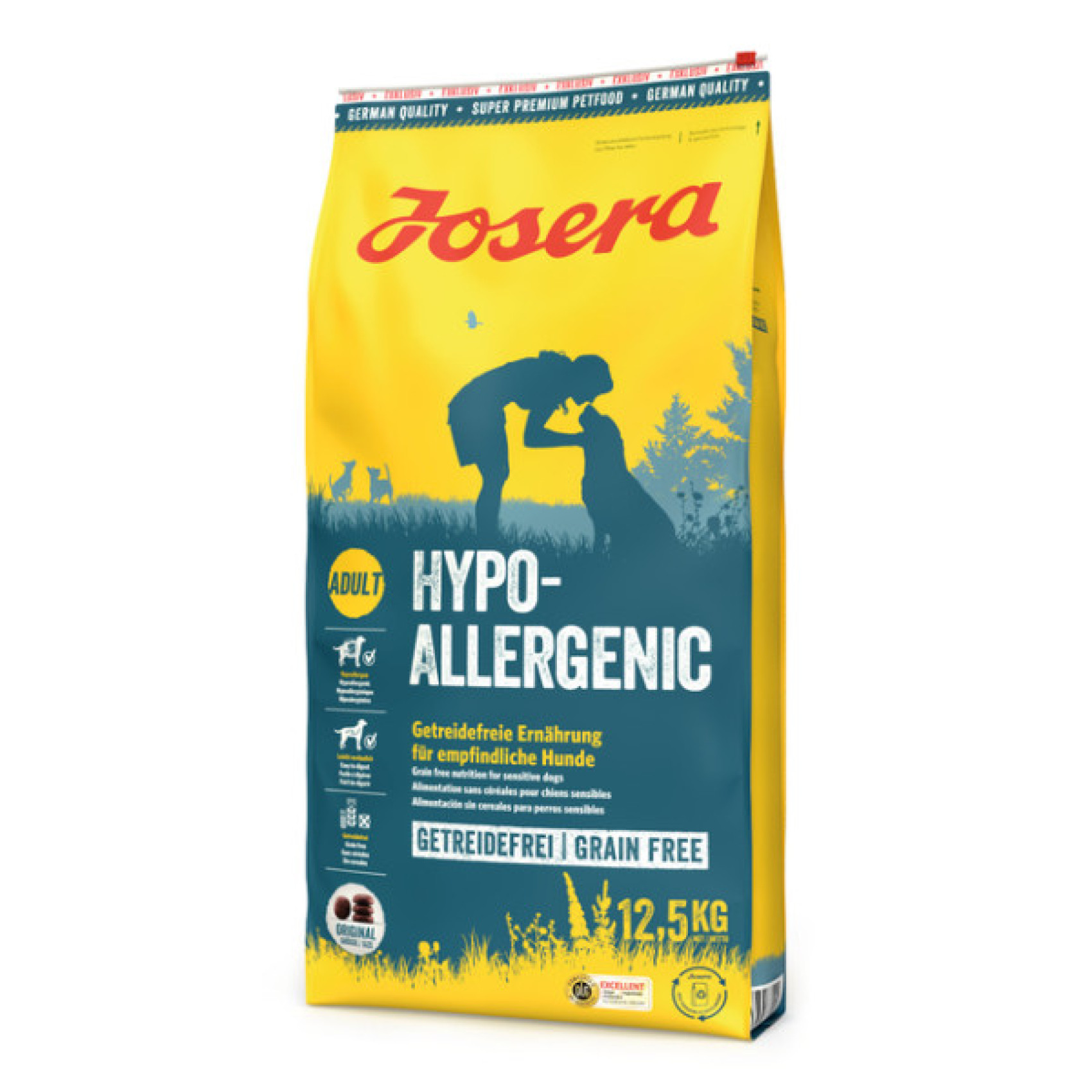 Купити Josera Hypoallergenic – Сухий дієтичний гіпоалергенний корм для собак 12,5 кг