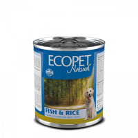 Вологий корм Farmina Ecopet Natural Dog Fish&Rice для собак, з оселедцем, 300 г*6 шт