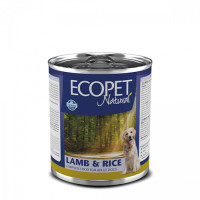 Вологий корм Farmina Ecopet Natural Dog Lamb&Rice для собак, з ягням, 300 г*6 шт