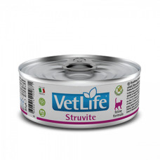 Вологий корм Farmina Vet Life Struvite для котів, для розчинення струвітних уролітів, 85 г*12 шт