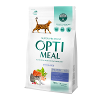 Сухой корм для котов Optimeal Sterilised Adult 700 г - лосось