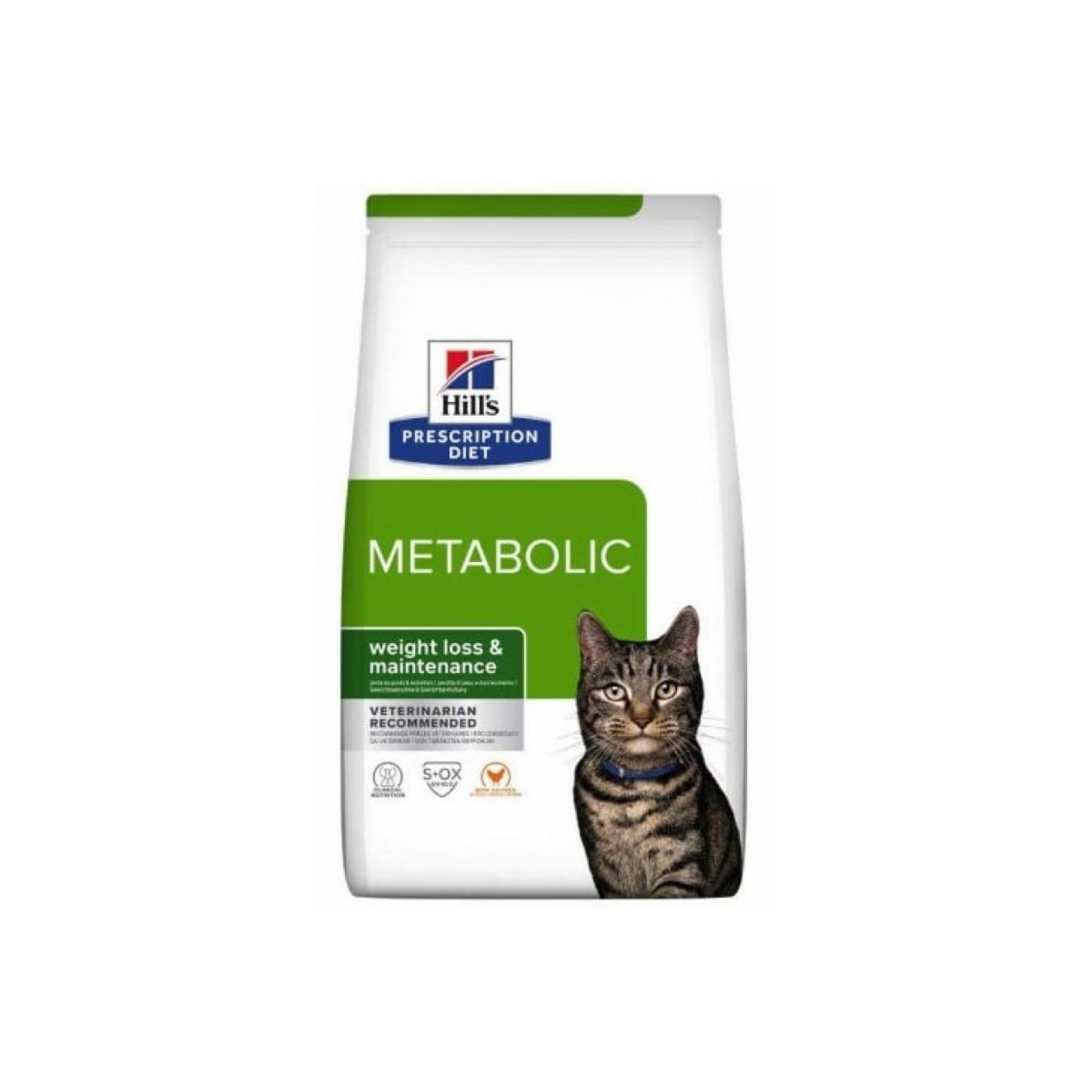 Hills PD Feline Metabolic - для кошек при ожирении и лишнем весе - 3кг