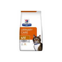 Hills PD Feline S/D- для растворения струвитных уролитов и кристаллов у кошек - 1,5 кг