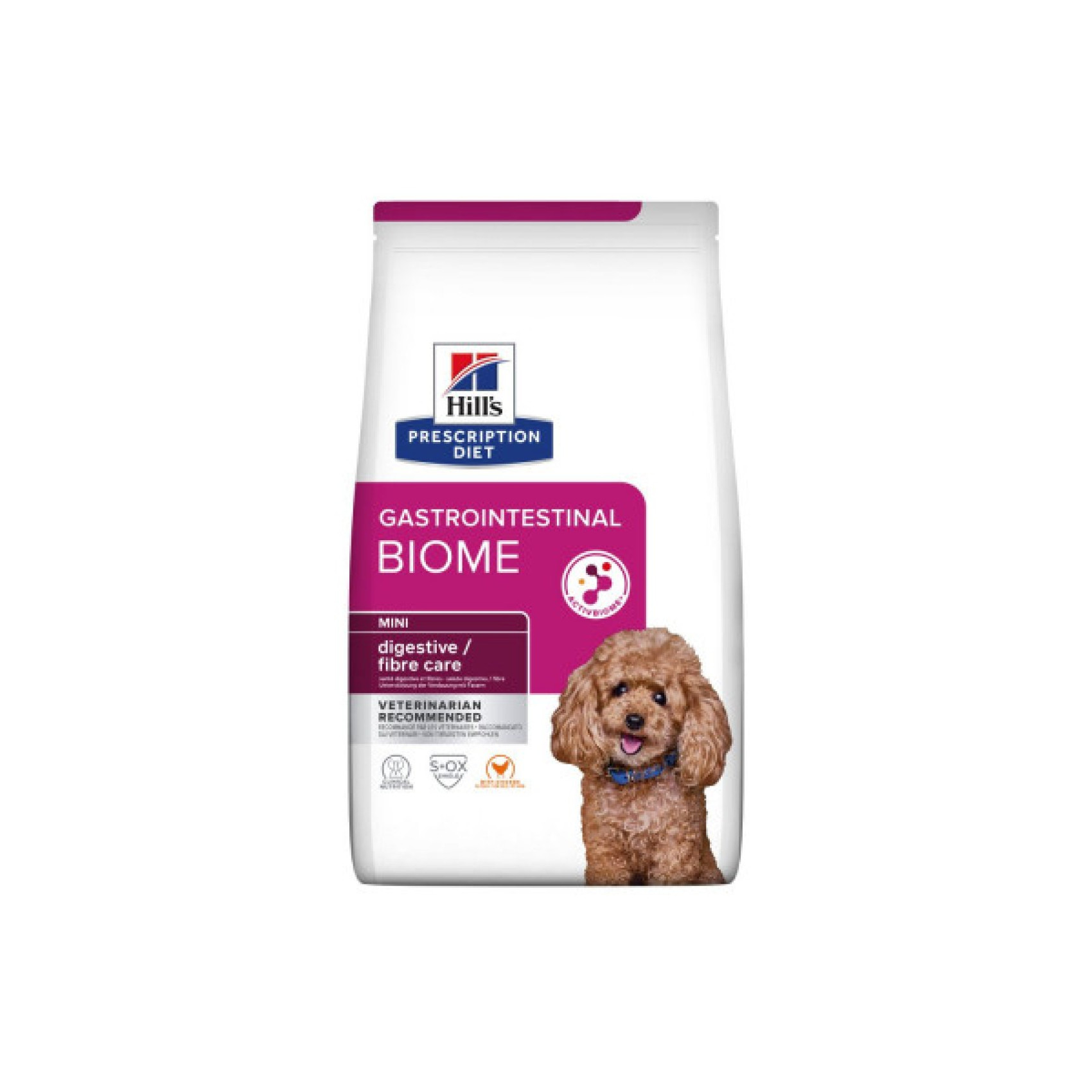 Сухой корм Hill’s Prescription Diet PD Gastrointestinal Biome Mini, для взрослых собак мелких пород при расстройствах желудка, с курицей, 3 кг