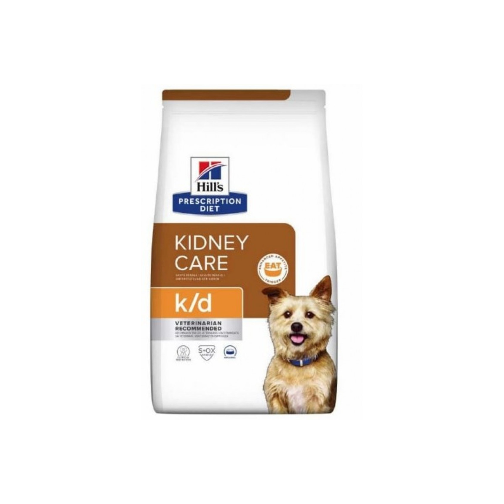 Hills PD Canine K/D - При болезнях почек, почечной недостаточности, сердечной недостаточности - 1.5 кг