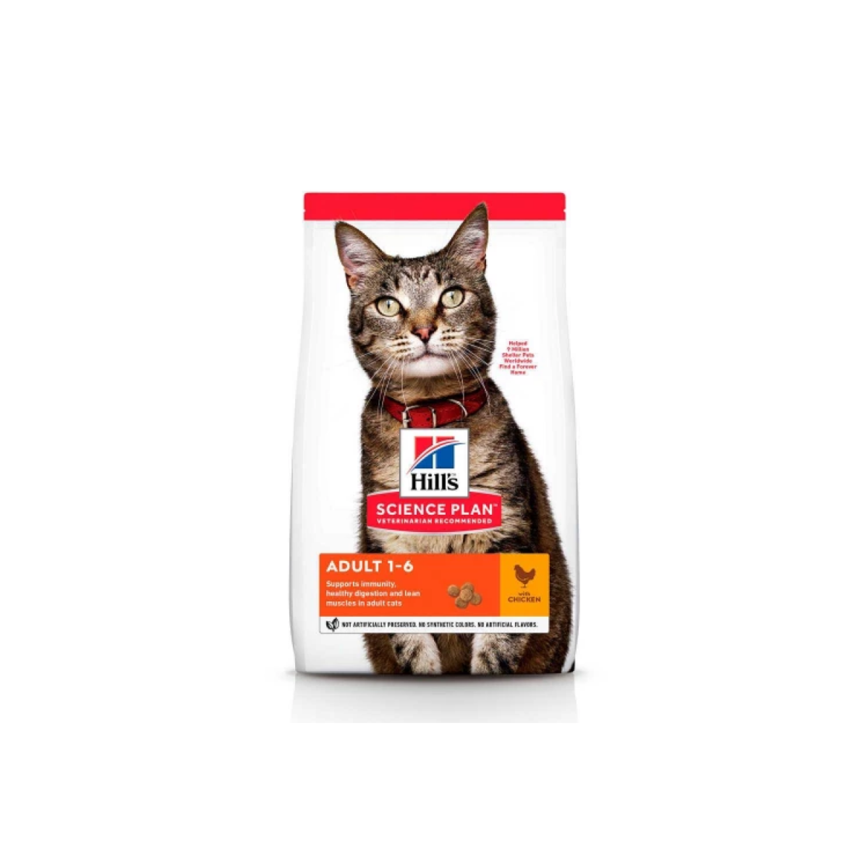 Hills Feline Adult корм для взрослых кошек с курицей NEW - 3 кг