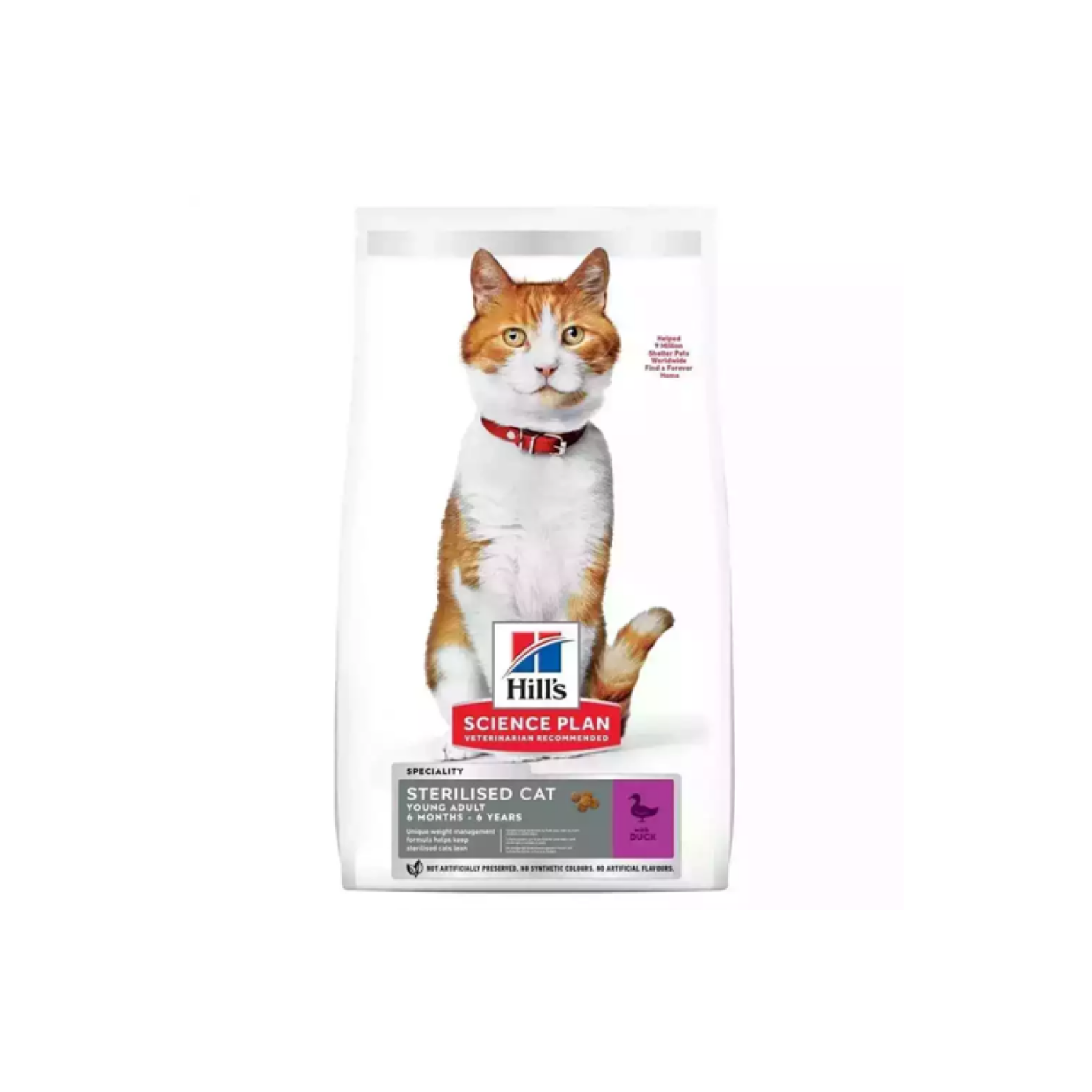Сухой корм Hills Science Plan Adult Sterilised with Duck с уткой для стерилизованных кошек 3 кг